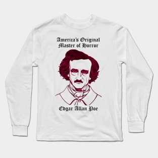 Edgar Allan Poe Master of Horror Long Sleeve T-Shirt